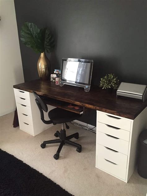 ikea desks with drawers